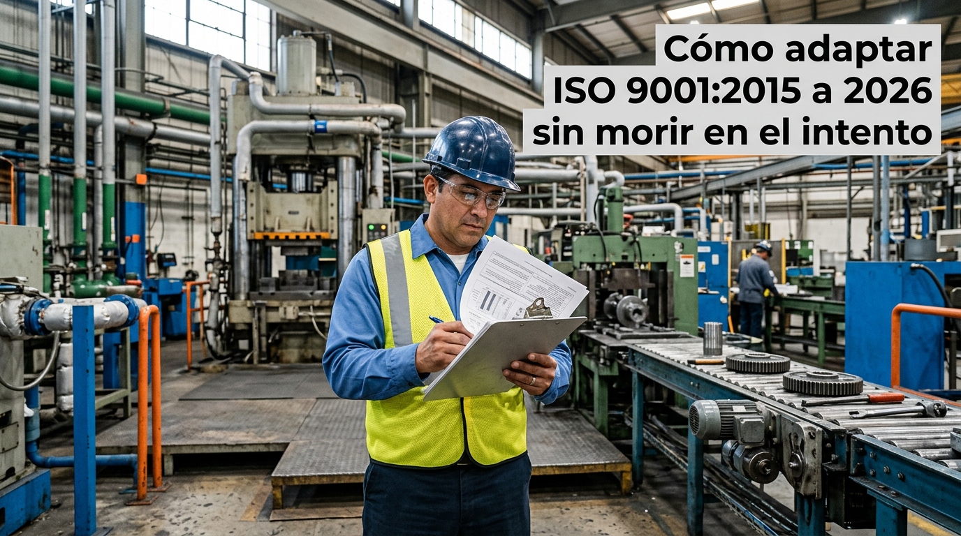 Cómo adaptar iso 9001 2015 a 2026 sin morir en el intento