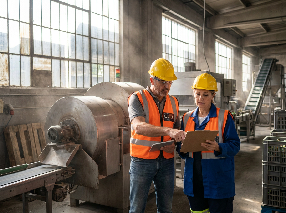 Auditoría de seguridad y salud en entorno industrial